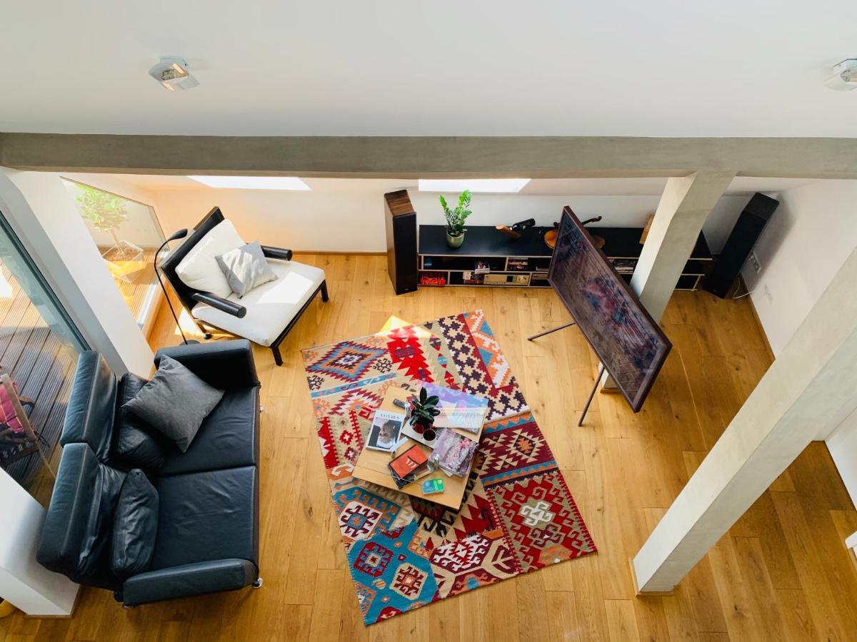 Apartamento Exklusives Penthouse Im Ehemaligen Bunker Hanóver Exterior foto